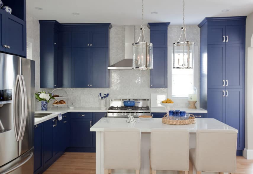 Blue Kitchen Cabinets