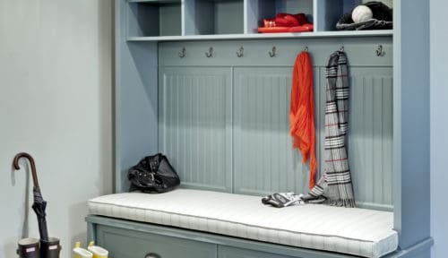 Blue Mud Room Cabinet Wardrobe