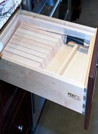 Wood Organization System for Deep Drawers - Merit Kitchens Ltd.