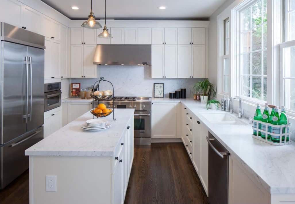 timeless kitchen light floor