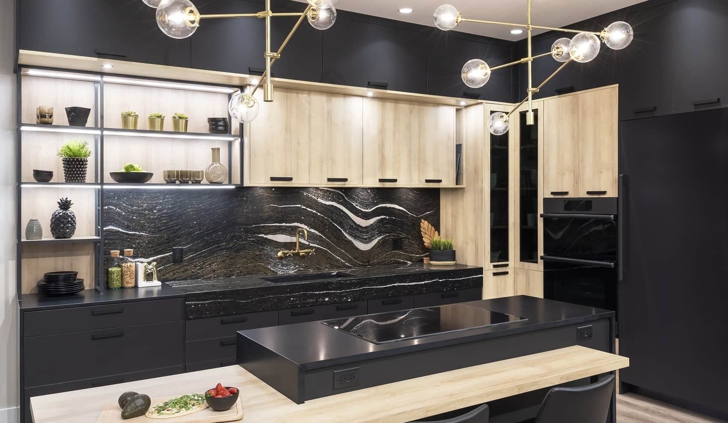 Laminate Kitchen Cabinetry with Modern Design for American Kitchen