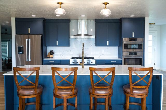 Blue Kitchen Cabinets