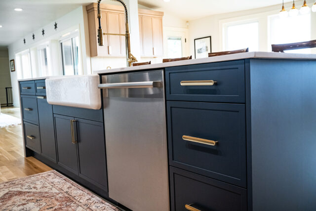 Blue Kitchen Cabinets